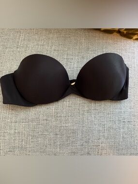 Sweet Nothings Black Strapless Convertible Bra - Size 34B